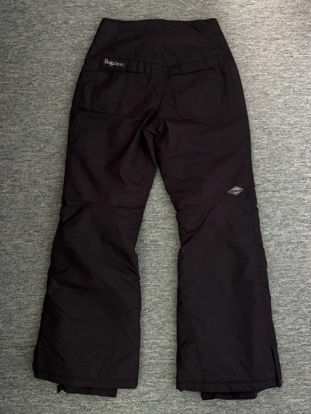 Columbia Bugaboo Snow Pants Black Omni Heat Tech Women's Size M Medium Regular